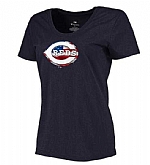 Women's Cincinnati Reds Navy Plus Sizes Banner Wave T-Shirt,baseball caps,new era cap wholesale,wholesale hats