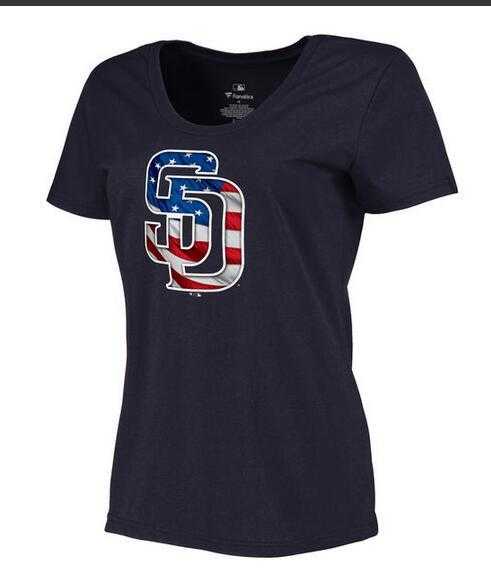 Women's San Diego Padres Navy Plus Sizes Banner Wave T-Shirt,We sell and wholesale Women's San Diego Padres Navy Plus Sizes Banner Wave T-Shirt on line form chian!