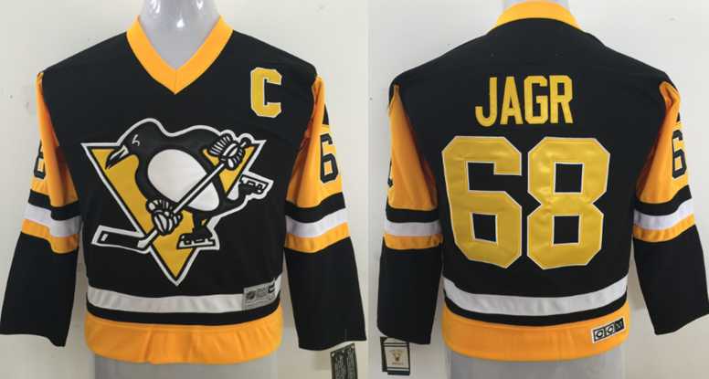 Youth Pittsburgh Penguins #68 Jaromir Jagr CCM Throwback Black Stitched NHL Jersey,We sell and wholesale Youth Pittsburgh Penguins #68 Jaromir Jagr CCM Throwback Black Stitched NHL Jersey on line form chian!