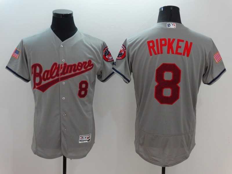 Baltimore Orioles #8 Cal Ripken Gray USA Independence Day 2016 Flexbase Collection Stitched Baseball Jersey,We sell and wholesale Baltimore Orioles #8 Cal Ripken Gray USA Independence Day 2016 Flexbase Collection Stitched Baseball Jersey on line form chian!