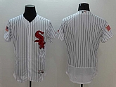 Chicago White Sox Blank White Strip USA Independence Day 2016 Flexbase Collection Stitched Baseball Jersey,baseball caps,new era cap wholesale,wholesale hats