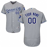 Kansas City Royals Customized Men's Gray Celtic Flexbase Collection Stitched Baseball Jersey,baseball caps,new era cap wholesale,wholesale hats