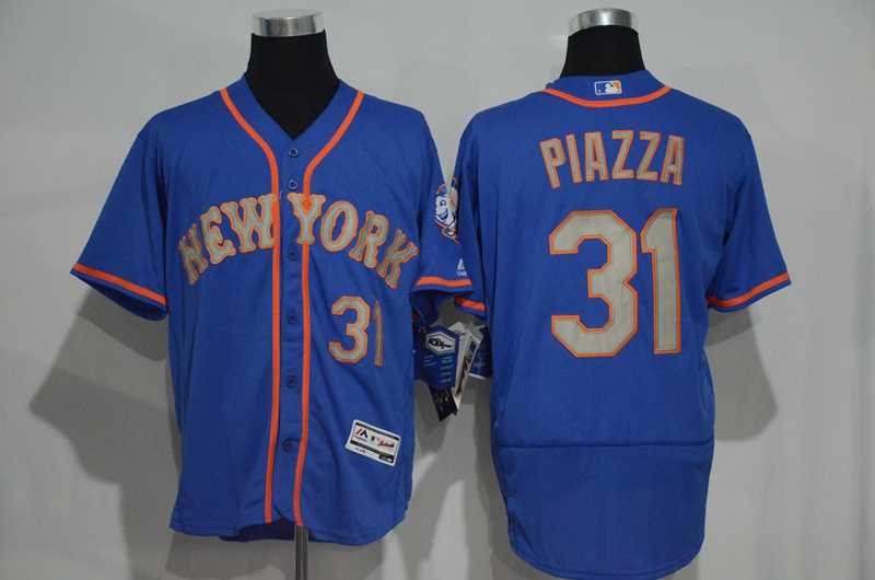 New York Mets #31 Mike Piazza Blue-Gray 2016 Flexbase Collection Stitched Baseball Jersey,We sell and wholesale New York Mets #31 Mike Piazza Blue-Gray 2016 Flexbase Collection Stitched Baseball Jersey on line form chian!