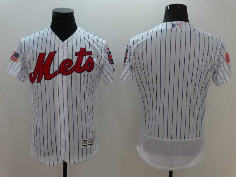 New York Mets Blank White Strip USA Independence Day 2016 Flexbase Collection Stitched Baseball Jersey,We sell and wholesale New York Mets Blank White Strip USA Independence Day 2016 Flexbase Collection Stitched Baseball Jersey on line form chian!