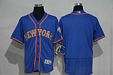 New York Mets Customized Men's Blue-Gray 2016 Flexbase Collection Stitched Baseball Jersey,baseball caps,new era cap wholesale,wholesale hats