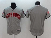 Pittsburgh Pirates Blank Gray USA Independence Day 2016 Flexbase Collection Stitched Baseball Jersey,baseball caps,new era cap wholesale,wholesale hats