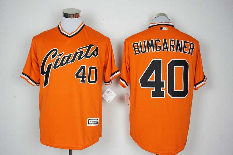 San Francisco Giants #40 Madison Bumgarner Orange Mitchell And Ness 1978 New Cool Base Pullover Stitched MLB Jersey,We sell and wholesale San Francisco Giants #40 Madison Bumgarner Orange Mitchell And Ness 1978 New Cool Base Pullover Stitched MLB Jersey on line form chian!