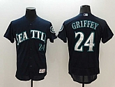 Seattle Mariners #24 Ken Griffey Navy Blue 2016 Flexbase Collection Stitched Baseball Jersey,baseball caps,new era cap wholesale,wholesale hats