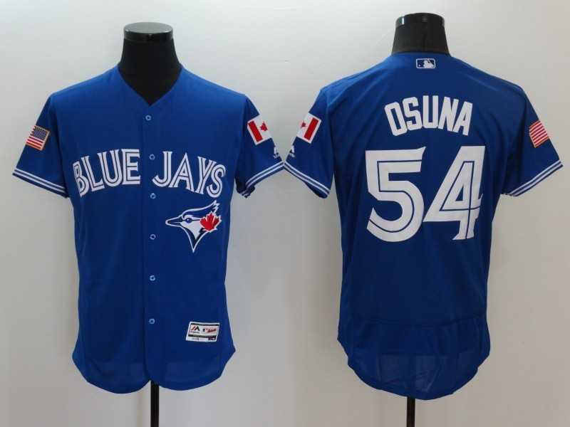 Toronto Blue Jays #54 Roberto Osuna Independence Day Blue 2016 Flexbase Collection Stitched Baseball Jersey,We sell and wholesale Toronto Blue Jays #54 Roberto Osuna Independence Day Blue 2016 Flexbase Collection Stitched Baseball Jersey on line form chian!