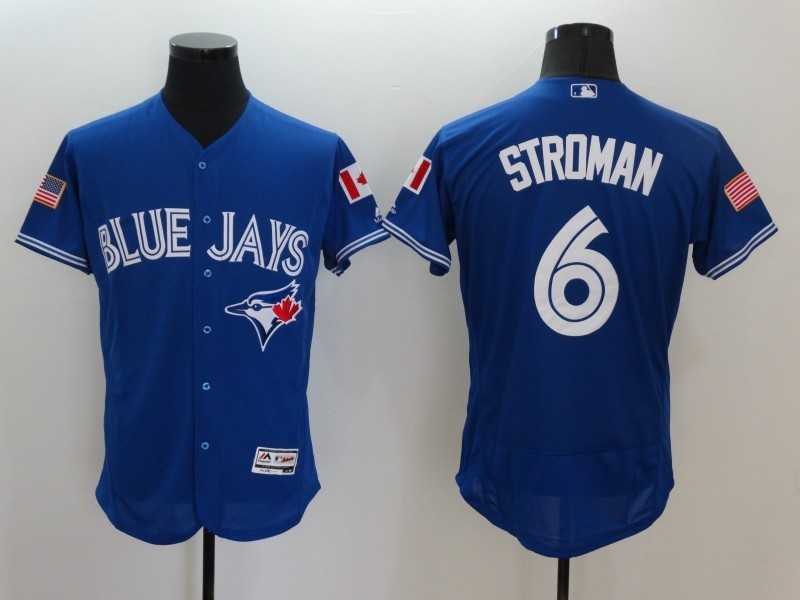 Toronto Blue Jays #6 Marcus Stroman Independence Day Blue 2016 Flexbase Collection Stitched Baseball Jersey,We sell and wholesale Toronto Blue Jays #6 Marcus Stroman Independence Day Blue 2016 Flexbase Collection Stitched Baseball Jersey on line form chian!