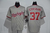 Washington Nationals #37 Stephen Strasburg Gray 2016 Flexbase Collection Stitched Baseball Jersey,baseball caps,new era cap wholesale,wholesale hats