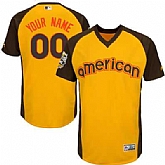 Youth MLB Customized Gold 2016 All Star American League Stitched Baseball Jersey,baseball caps,new era cap wholesale,wholesale hats