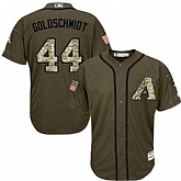 Arizona Diamondbacks #44 Paul Goldschmidt Green Salute to Service Stitched Baseball Jersey Jiasu,baseball caps,new era cap wholesale,wholesale hats