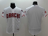 Arizona Diamondbacks Blank White USA Independence Day 2016 Flexbase Collection Stitched Jersey,baseball caps,new era cap wholesale,wholesale hats