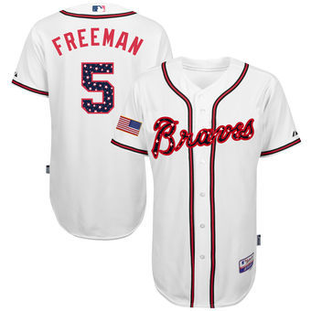 Atlanta Braves #5 Freddie Freeman White 2016 Fashion Stars & Stripes Flexbase Stitched Baseball Jersey Jiasu,We sell and wholesale Atlanta Braves #5 Freddie Freeman White 2016 Fashion Stars & Stripes Flexbase Stitched Baseball Jersey Jiasu on line form chian!