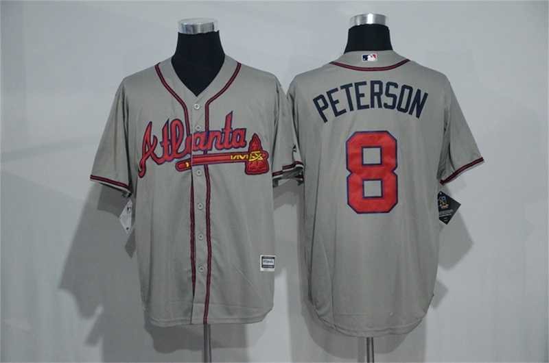 Atlanta Braves #8 Peterson Gray New Cool Base Stitched Baseball Jersey,We sell and wholesale Atlanta Braves #8 Peterson Gray New Cool Base Stitched Baseball Jersey on line form chian!