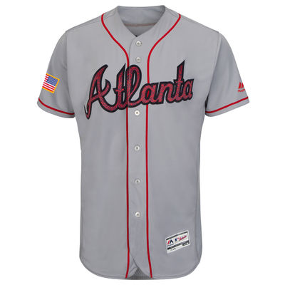 Atlanta Braves Blank Gray 2016 Fashion Stars & Stripes Flexbase Stitched Baseball Jersey Jiasu,We sell and wholesale Atlanta Braves Blank Gray 2016 Fashion Stars & Stripes Flexbase Stitched Baseball Jersey Jiasu on line form chian!