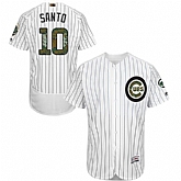 Chicago Cubs #10 Ron Santo White(Blue Strip) Flexbase Collection 2016 Memorial Day Stitched Baseball Jersey Jiasu,baseball caps,new era cap wholesale,wholesale hats