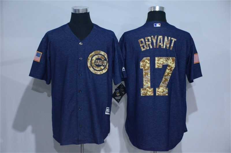 Chicago Cubs #17 Kris Bryant Denim Blue Camo Stitched Baseball Jersey,We sell and wholesale Chicago Cubs #17 Kris Bryant Denim Blue Camo Stitched Baseball Jersey on line form chian!