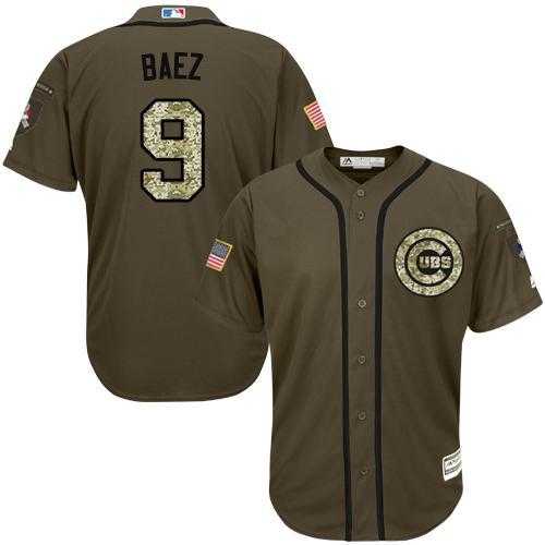 Chicago Cubs #9 Javier Baez Green Salute to Service Stitched Baseball Jersey Jiasu,We sell and wholesale Chicago Cubs #9 Javier Baez Green Salute to Service Stitched Baseball Jersey Jiasu on line form chian!