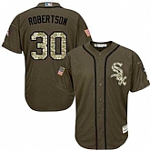 Chicago White Sox #30 David Robertson Green Salute to Service Stitched Baseball Jersey Jiasu,baseball caps,new era cap wholesale,wholesale hats
