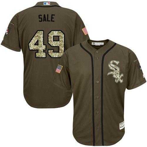 Chicago White Sox #49 Chris Sale Green Salute to Service Stitched Baseball Jersey Jiasu,We sell and wholesale Chicago White Sox #49 Chris Sale Green Salute to Service Stitched Baseball Jersey Jiasu on line form chian!