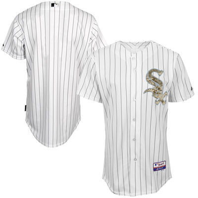 Chicago White Sox Blank White (Black Pinstripe) Camo Cool Base Stitched Baseball Jersey Jiasu,We sell and wholesale Chicago White Sox Blank White (Black Pinstripe) Camo Cool Base Stitched Baseball Jersey Jiasu on line form chian!