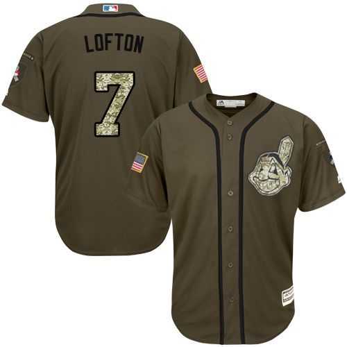 Cleveland Indians #7 Kenny Lofton Green Salute to Service Stitched Baseball Jersey Jiasu,We sell and wholesale Cleveland Indians #7 Kenny Lofton Green Salute to Service Stitched Baseball Jersey Jiasu on line form chian!