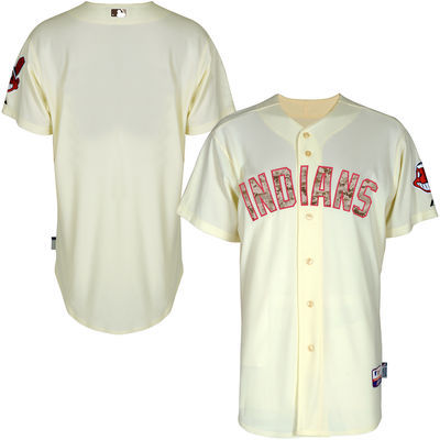 Cleveland Indians Customized Cream Camo Cool Base Stitched Baseball Jersey,We sell and wholesale Cleveland Indians Customized Cream Camo Cool Base Stitched Baseball Jersey on line form chian!