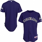Colorado Rockies Blank Purple Camo Cool Base Stitched Baseball Jersey Jiasu,baseball caps,new era cap wholesale,wholesale hats