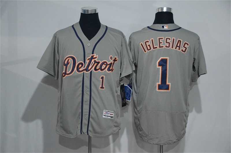 Detroit Tigers #1 Jose Iglesias Gray 2016 Flexbase Collection Stitched Baseball Jersey,We sell and wholesale Detroit Tigers #1 Jose Iglesias Gray 2016 Flexbase Collection Stitched Baseball Jersey on line form chian!