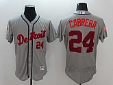 Detroit Tigers #24 Miguel Cabrera Gray USA Independence Day 2016 Flexbase Collection Stitched Jersey,baseball caps,new era cap wholesale,wholesale hats