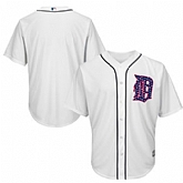 Detroit Tigers Blank White 2016 Fashion Stars & Stripes Flexbase Stitched Baseball Jersey Jiasu,baseball caps,new era cap wholesale,wholesale hats