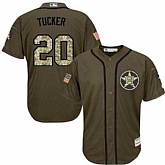 Houston Astros #20 Preston Tucker Green Salute to Service Stitched Baseball Jersey Jiasu,baseball caps,new era cap wholesale,wholesale hats