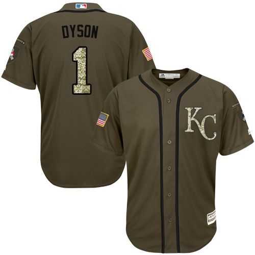 Kansas City Royals #1 Jarrod Dyson Green Salute to Service Stitched Baseball Jersey Jiasu,We sell and wholesale Kansas City Royals #1 Jarrod Dyson Green Salute to Service Stitched Baseball Jersey Jiasu on line form chian!