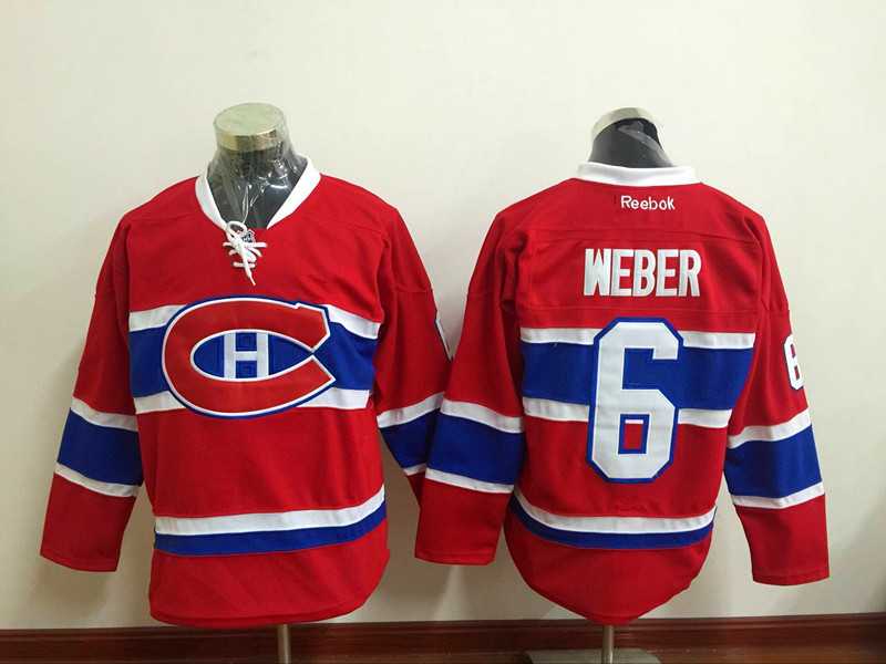 Montreal Canadiens #6 Weber 2016 Red Stitched NHL Jersey,We sell and wholesale Montreal Canadiens #6 Weber 2016 Red Stitched NHL Jersey on line form chian!