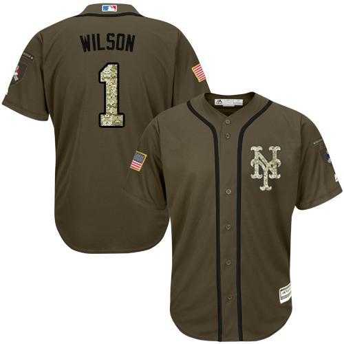 New York Mets #1 Mookie Wilson Green Salute to Service Stitched Baseball Jersey Jiasu,We sell and wholesale New York Mets #1 Mookie Wilson Green Salute to Service Stitched Baseball Jersey Jiasu on line form chian!