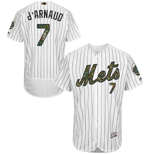 New York Mets #7 Travis d'Arnaud White(Blue Strip) Flexbase Collection 2016 Memorial Day Stitched Baseball Jersey Jiasu,We sell and wholesale New York Mets #7 Travis d'Arnaud White(Blue Strip) Flexbase Collection 2016 Memorial Day Stitched Baseball Jersey Jiasu on line form chian!