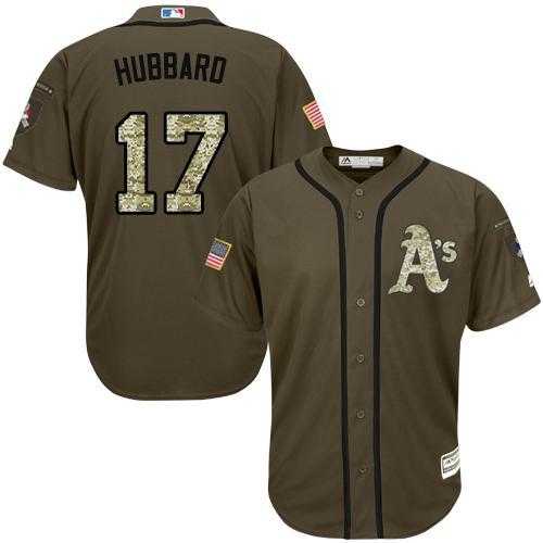 Oakland Athletics #17 Glenn Hubbard Green Salute to Service Stitched Baseball Jersey Jiasu,We sell and wholesale Oakland Athletics #17 Glenn Hubbard Green Salute to Service Stitched Baseball Jersey Jiasu on line form chian!
