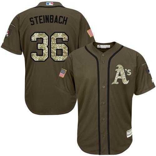 Oakland Athletics #36 Terry Steinbach Green Salute to Service Stitched Baseball Jersey Jiasu,We sell and wholesale Oakland Athletics #36 Terry Steinbach Green Salute to Service Stitched Baseball Jersey Jiasu on line form chian!