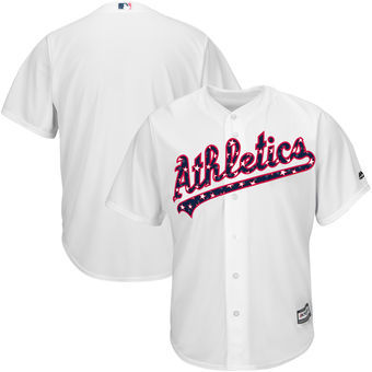 Oakland Athletics Customized White 2016 Fashion Stars & Stripes Flexbase Stitched Baseball Jersey,We sell and wholesale Oakland Athletics Customized White 2016 Fashion Stars & Stripes Flexbase Stitched Baseball Jersey on line form chian!