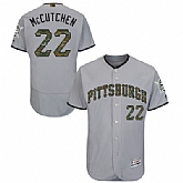 Pittsburgh Pirates #22 Andrew McCutchen Gray Flexbase Collection 2016 Memorial Day Stitched Baseball Jersey Jiasu,baseball caps,new era cap wholesale,wholesale hats