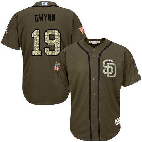 San Diego Padres #19 Tony Gwynn Green Salute to Service Stitched Baseball Jersey Jiasu,We sell and wholesale San Diego Padres #19 Tony Gwynn Green Salute to Service Stitched Baseball Jersey Jiasu on line form chian!