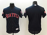 Seattle Mariners Customized Men's Navy Blue USA Independence Day 2016 Flexbase Collection Stitched Jersey,baseball caps,new era cap wholesale,wholesale hats