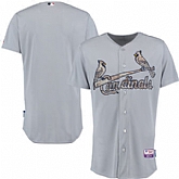 St. Louis Cardinals Customized Gray Camo Cool Base Stitched Baseball Jersey,baseball caps,new era cap wholesale,wholesale hats