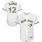 Toronto Blue Jays #12 Roberto Alomar White Flexbase Collection 2016 Memorial Day Stitched Baseball Jersey Jiasu,baseball caps,new era cap wholesale,wholesale hats