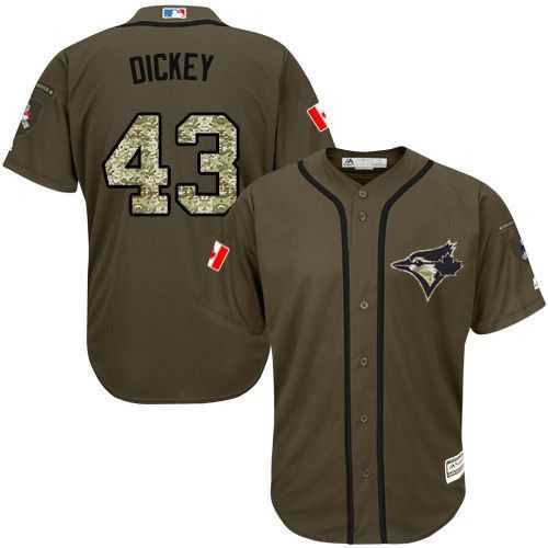 Toronto Blue Jays #43 R.A. Dickey Canada Flag Green Salute to Service Stitched Baseball Jersey Jiasu,We sell and wholesale Toronto Blue Jays #43 R.A. Dickey Canada Flag Green Salute to Service Stitched Baseball Jersey Jiasu on line form chian!
