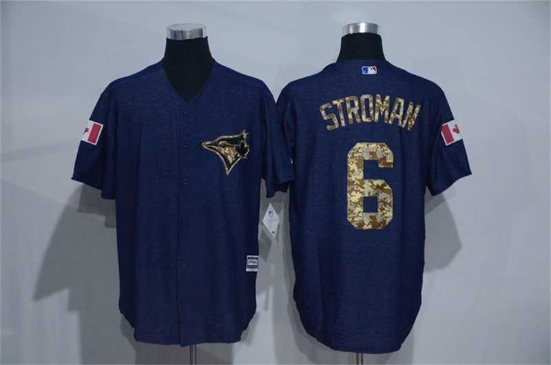 Toronto Blue Jays #6 Marcus Stroman Denim Blue Camo Stitched Baseball Jersey,We sell and wholesale Toronto Blue Jays #6 Marcus Stroman Denim Blue Camo Stitched Baseball Jersey on line form chian!