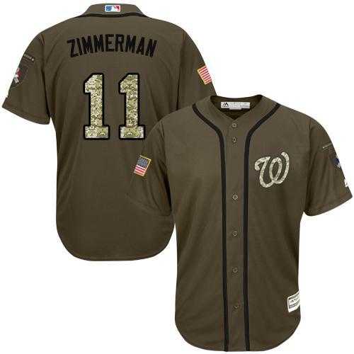 Washington Nationals #11 Ryan Zimmerman Green Salute to Service Stitched Baseball Jersey Jiasu,We sell and wholesale Washington Nationals #11 Ryan Zimmerman Green Salute to Service Stitched Baseball Jersey Jiasu on line form chian!
