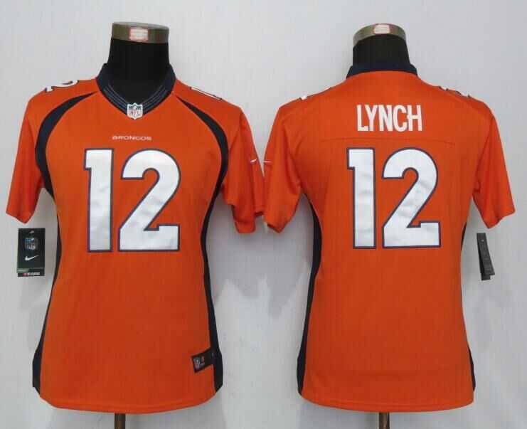Women Limited Nike Denver Broncos #12 Lynch Orange Stitched Jersey,We sell and wholesale Women Limited Nike Denver Broncos #12 Lynch Orange Stitched Jersey on line form chian!